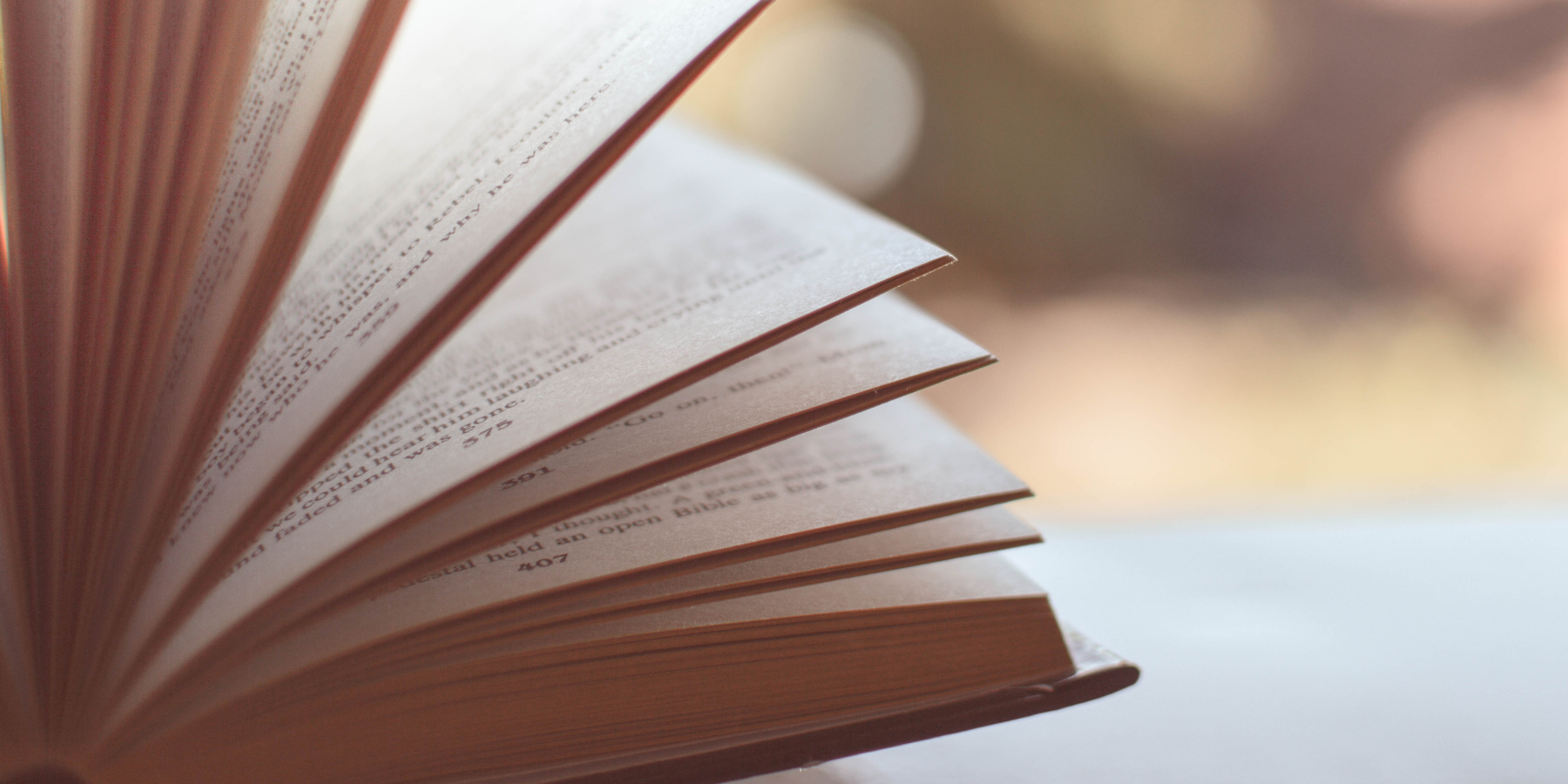 open pages of a book